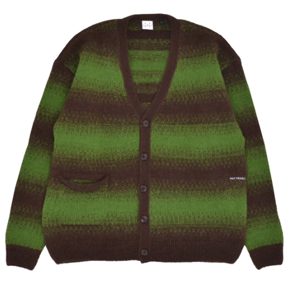 Pop Trading Company - Striped Knitted Cardigan (Delicioso/Foliage