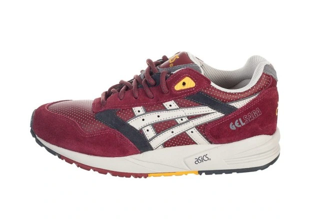 Asics gel saga orders burgundy