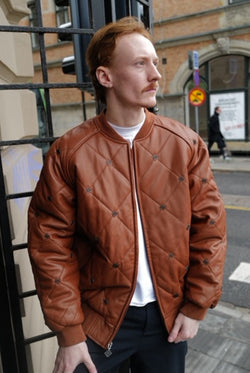 Nike SB Collection - Quilted Bomber Jacket (Brown)