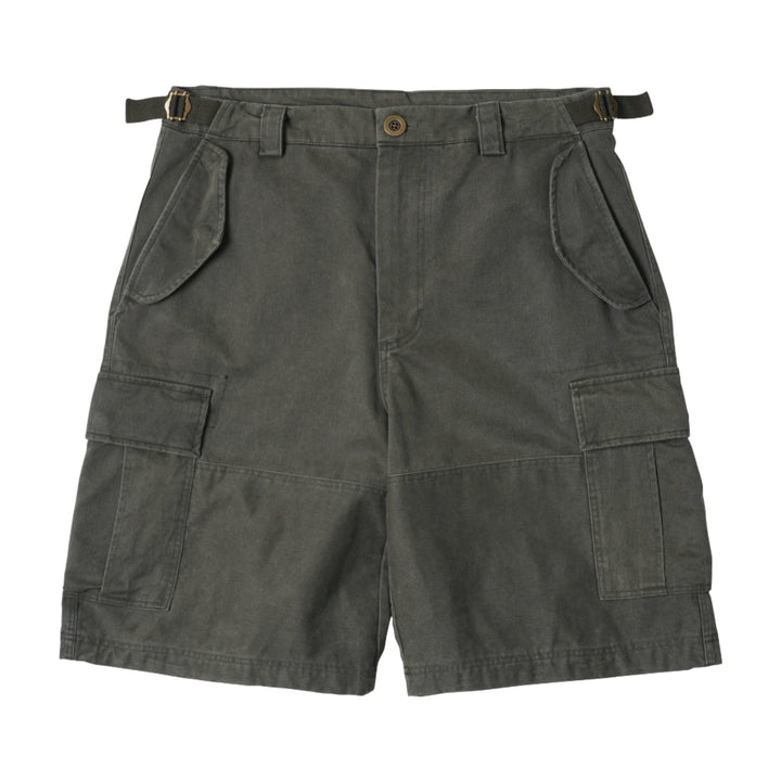 FrizmWORKS - Faded Cotton Cargo Shorts (Olive)