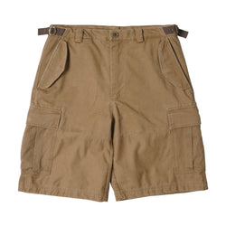 FrizmWORKS - Faded Cotton Cargo Shorts (Tan)